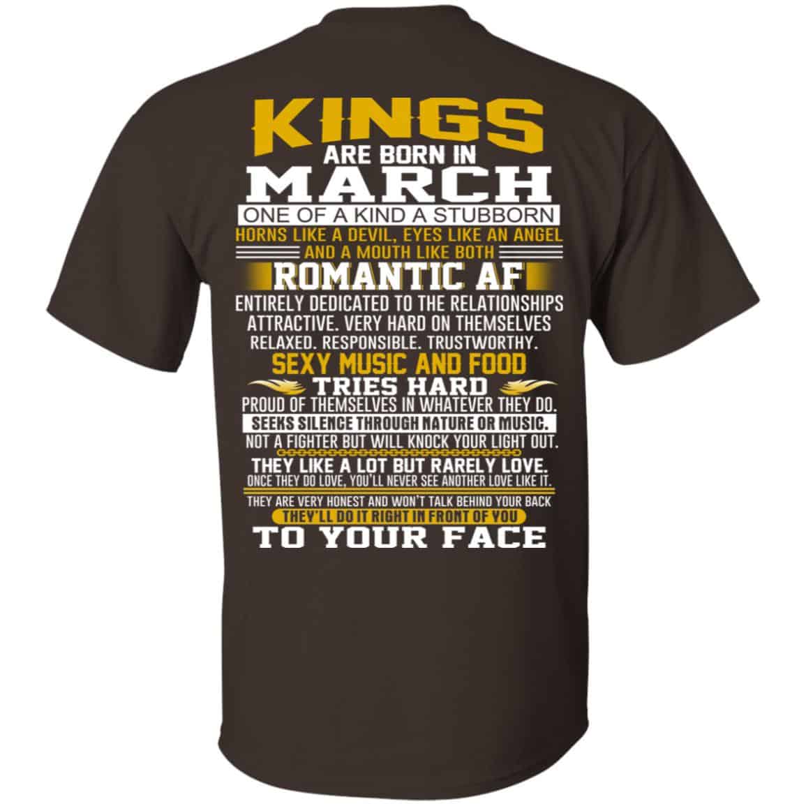 Kings Are Born In March One Of A Kind A Stubborn T-Shirts, Hoodie, Tank