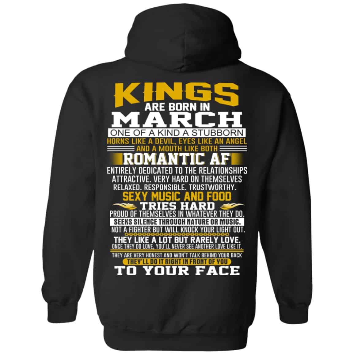 Kings Are Born In March One Of A Kind A Stubborn T-Shirts, Hoodie, Tank