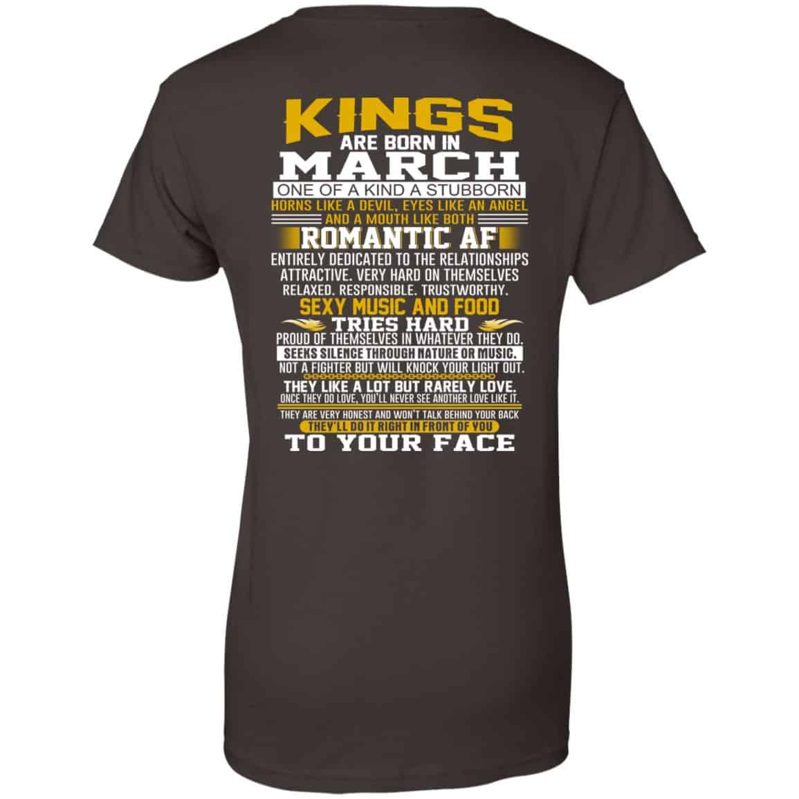 Kings Are Born In March One Of A Kind A Stubborn T-Shirts, Hoodie, Tank