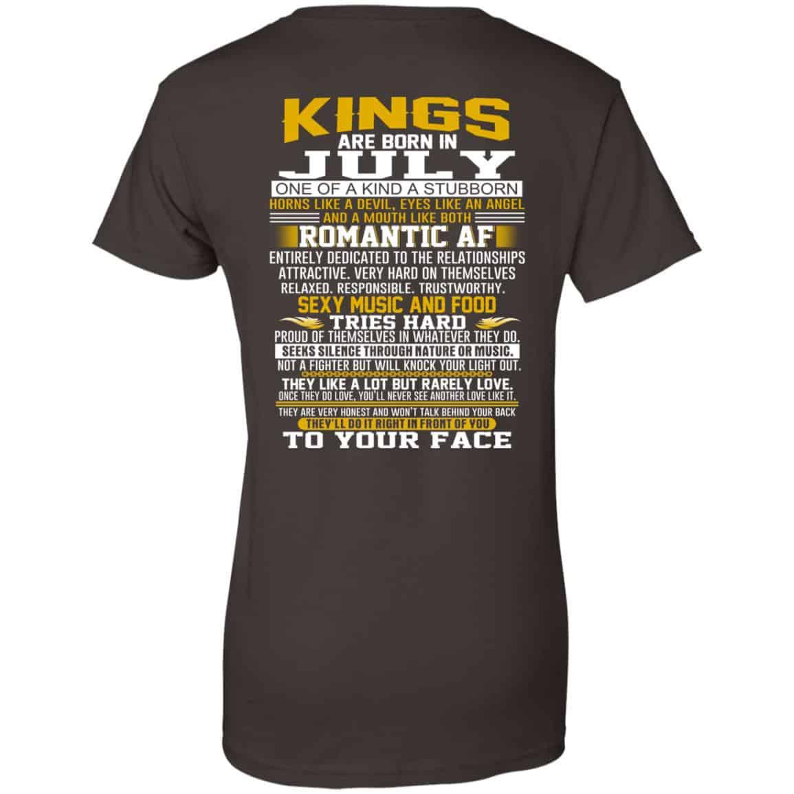 Kings Are Born In July One Of A Kind A Stubborn T-Shirts, Hoodie, Tank