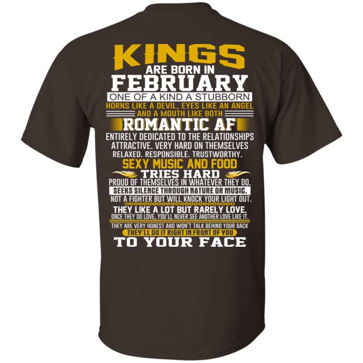 Kings Are Born In February One Of A Kind A Stubborn T-Shirts, Hoodie, Tank
