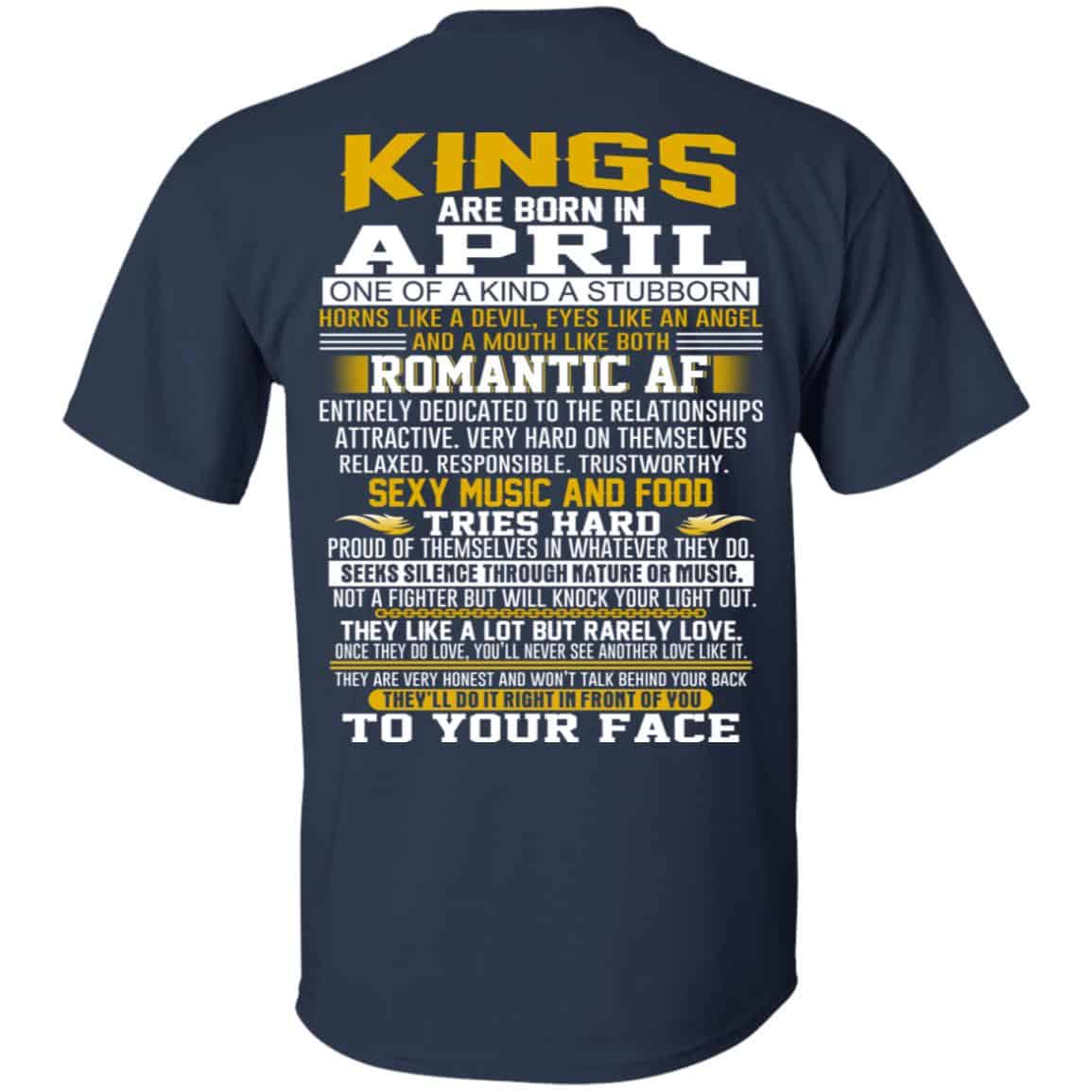 Kings Are Born In April One Of A Kind A Stubborn T-Shirts, Hoodie, Tank