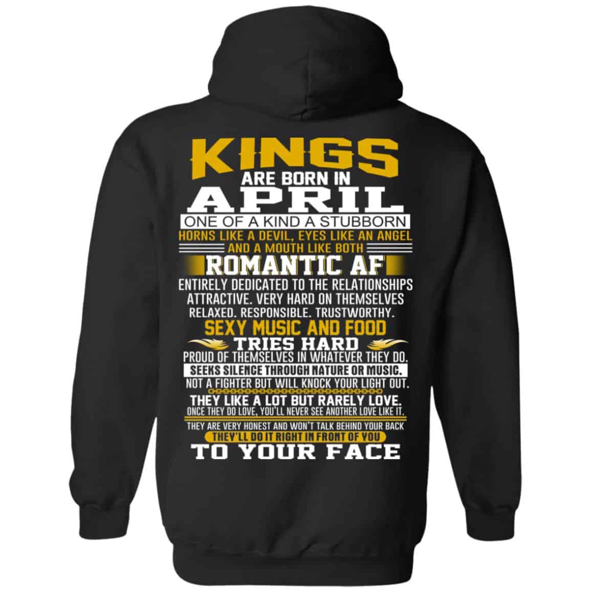 Kings Are Born In April One Of A Kind A Stubborn T-Shirts, Hoodie, Tank