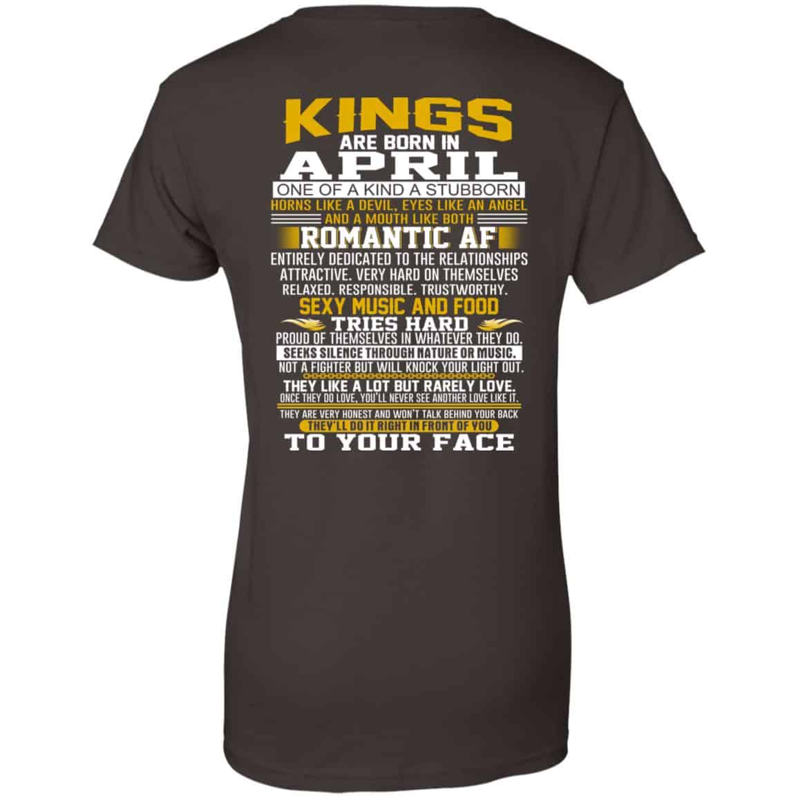 Kings Are Born In April One Of A Kind A Stubborn T-Shirts, Hoodie, Tank