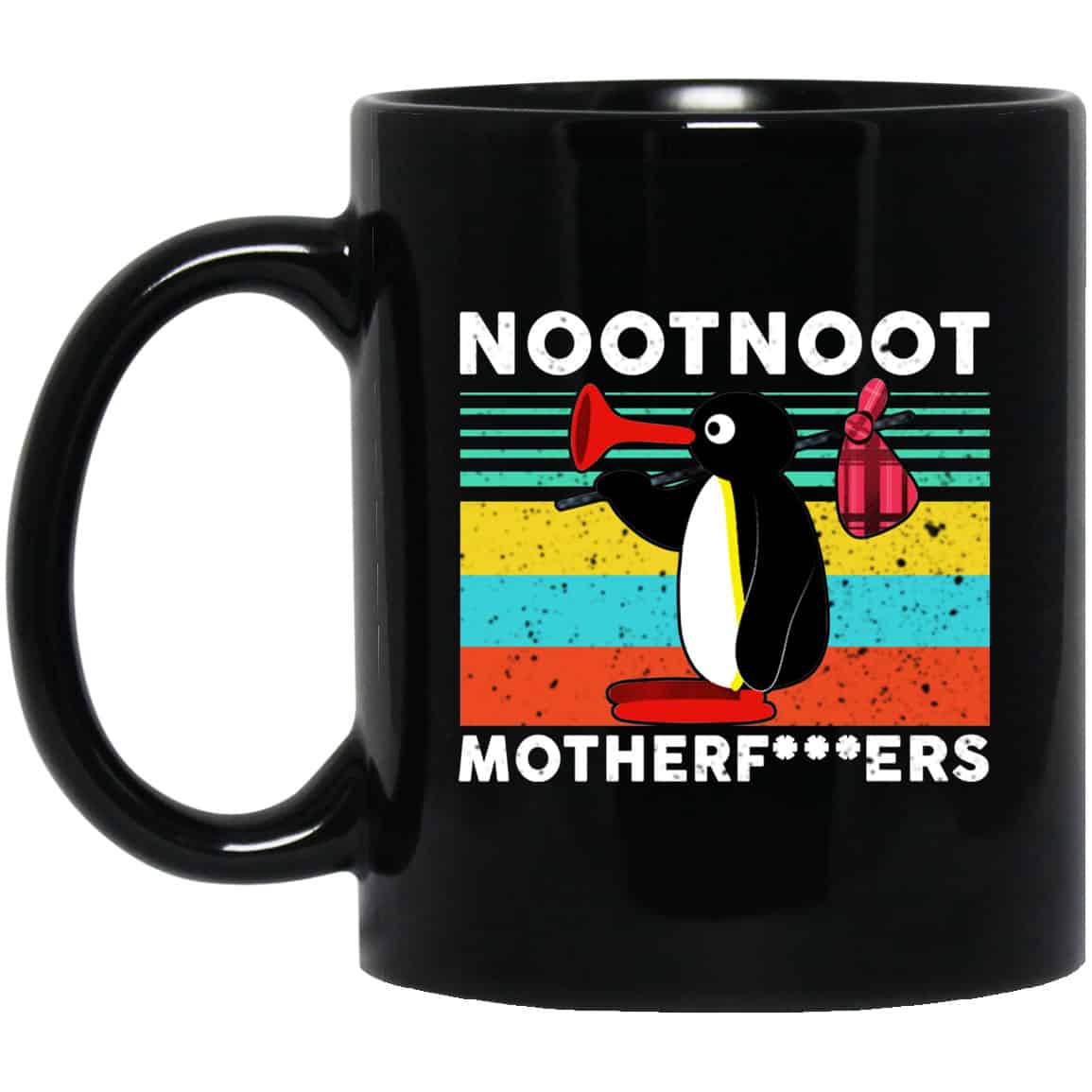 Pingu Noot Noot Motherfuckers Vintage Mug