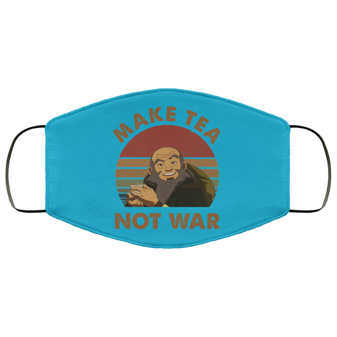 The Last Airbender Avatar Uncle Iroh Make Tea Not War Face Mask