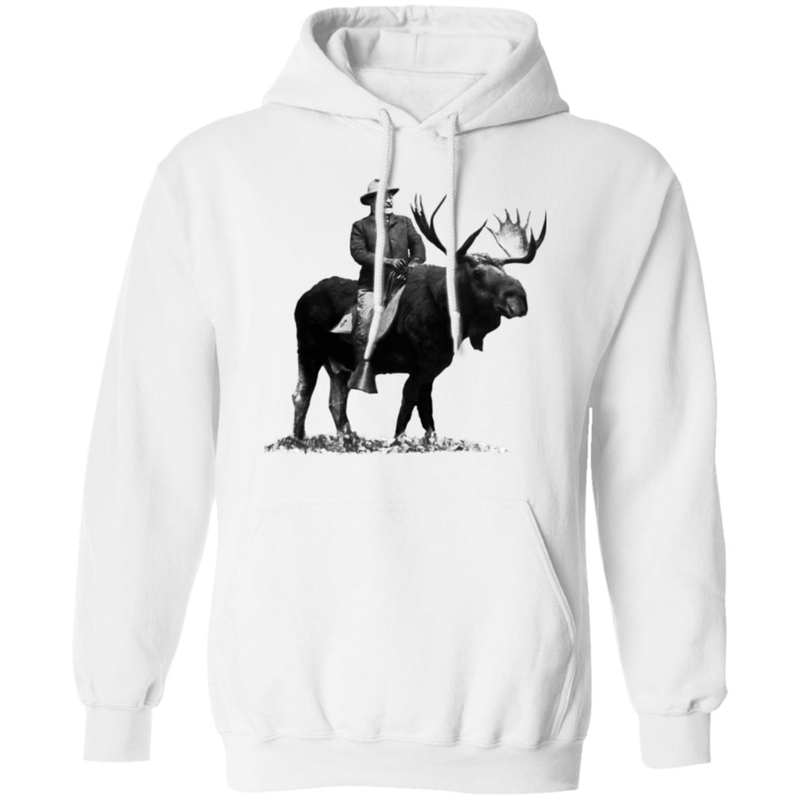Teddy Roosevelt Riding A Bull Moose Shirt, Hoodie, Tank