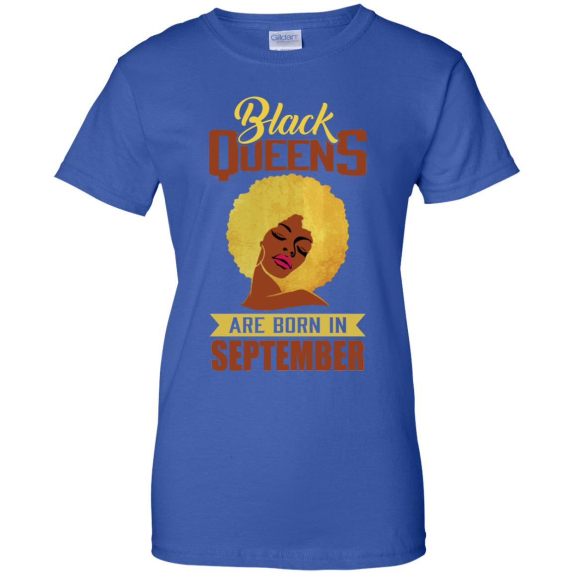 Black Queens Are Born In September T-Shirts, Hoodie, Tank
