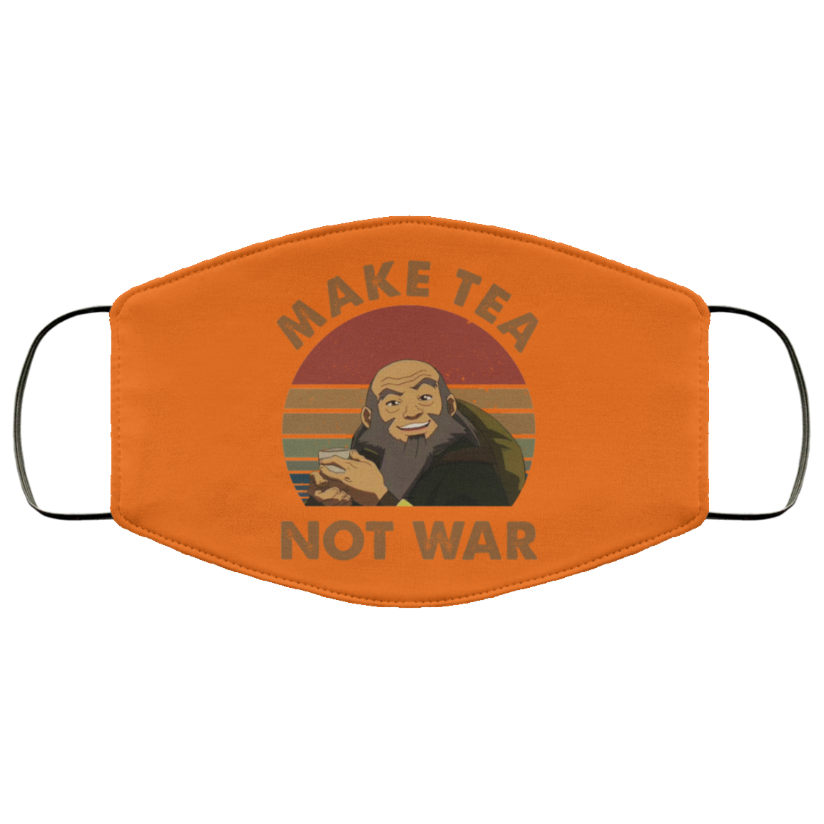 The Last Airbender Avatar Uncle Iroh Make Tea Not War Face Mask