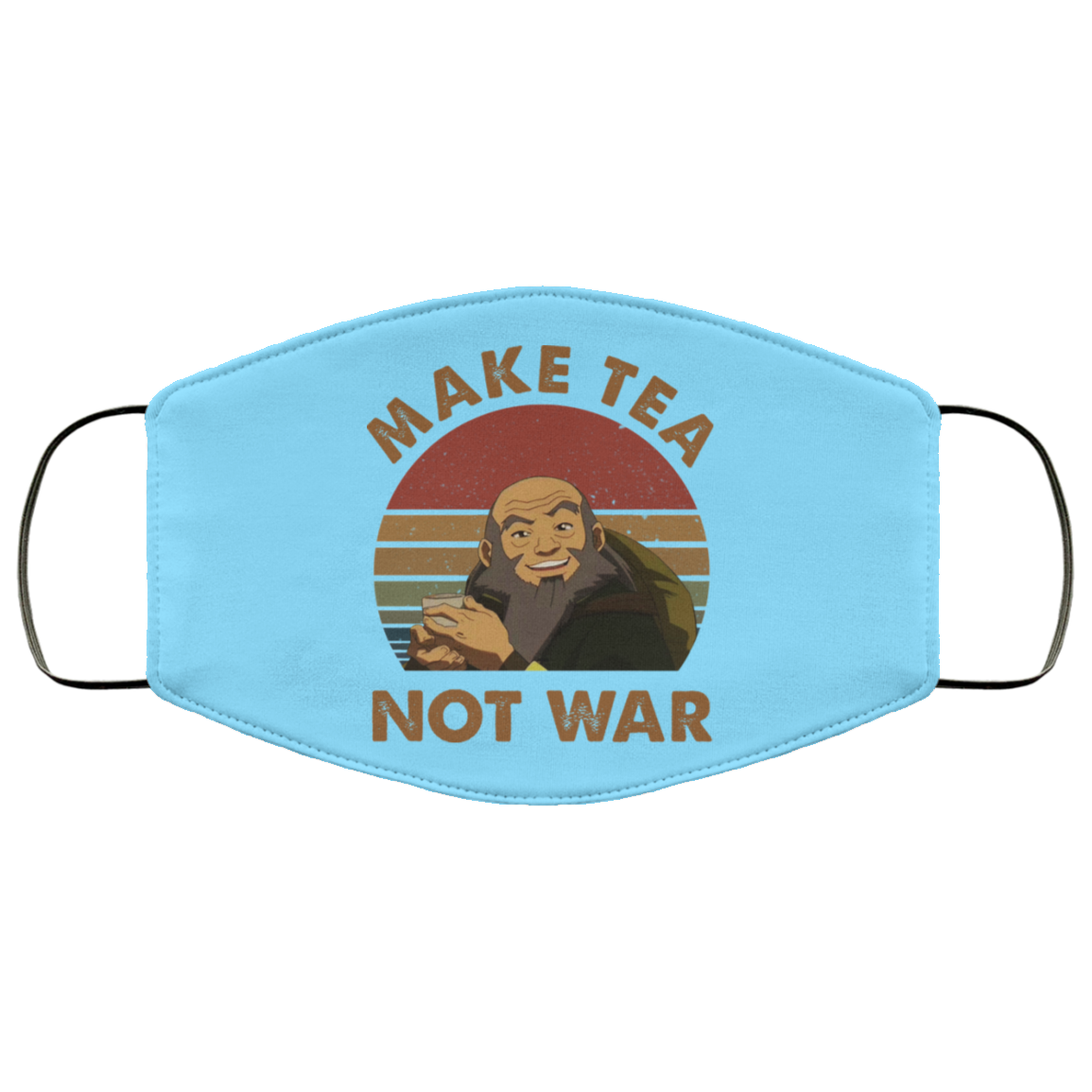 The Last Airbender Avatar Uncle Iroh Make Tea Not War Face Mask