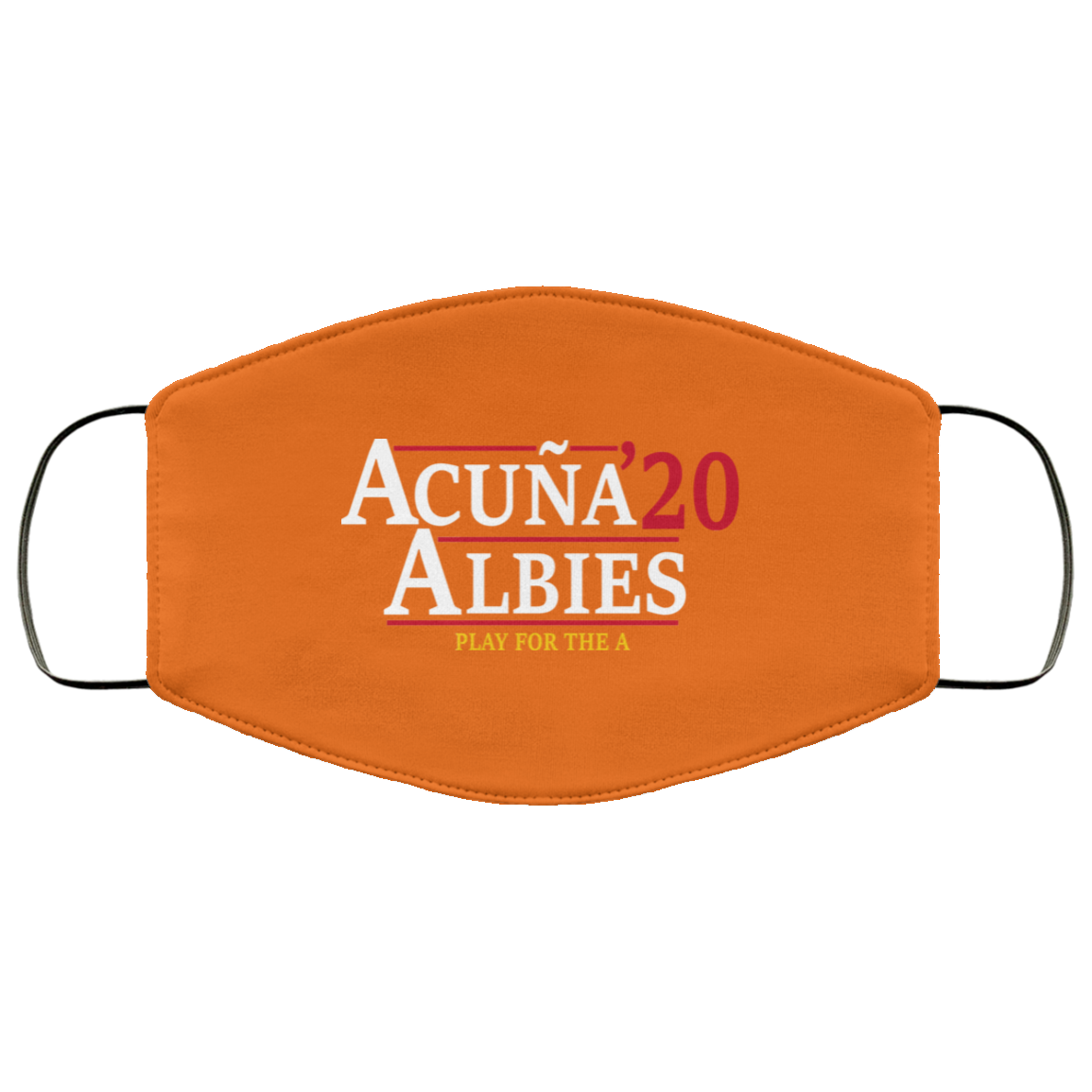 Acuna Albies 2020 Play For The A Face Mask