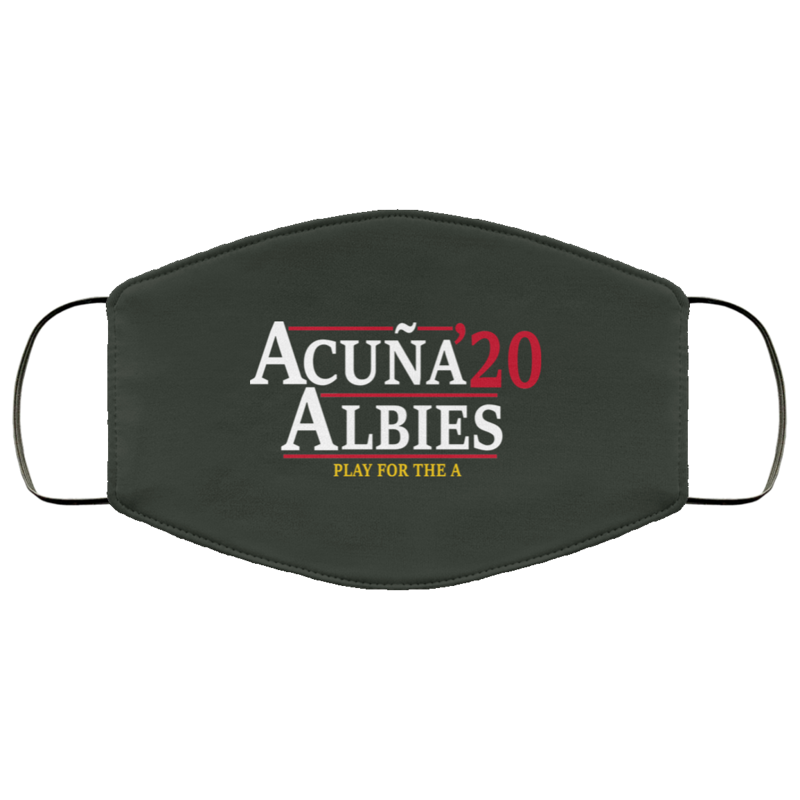 Acuna Albies 2020 Play For The A Face Mask