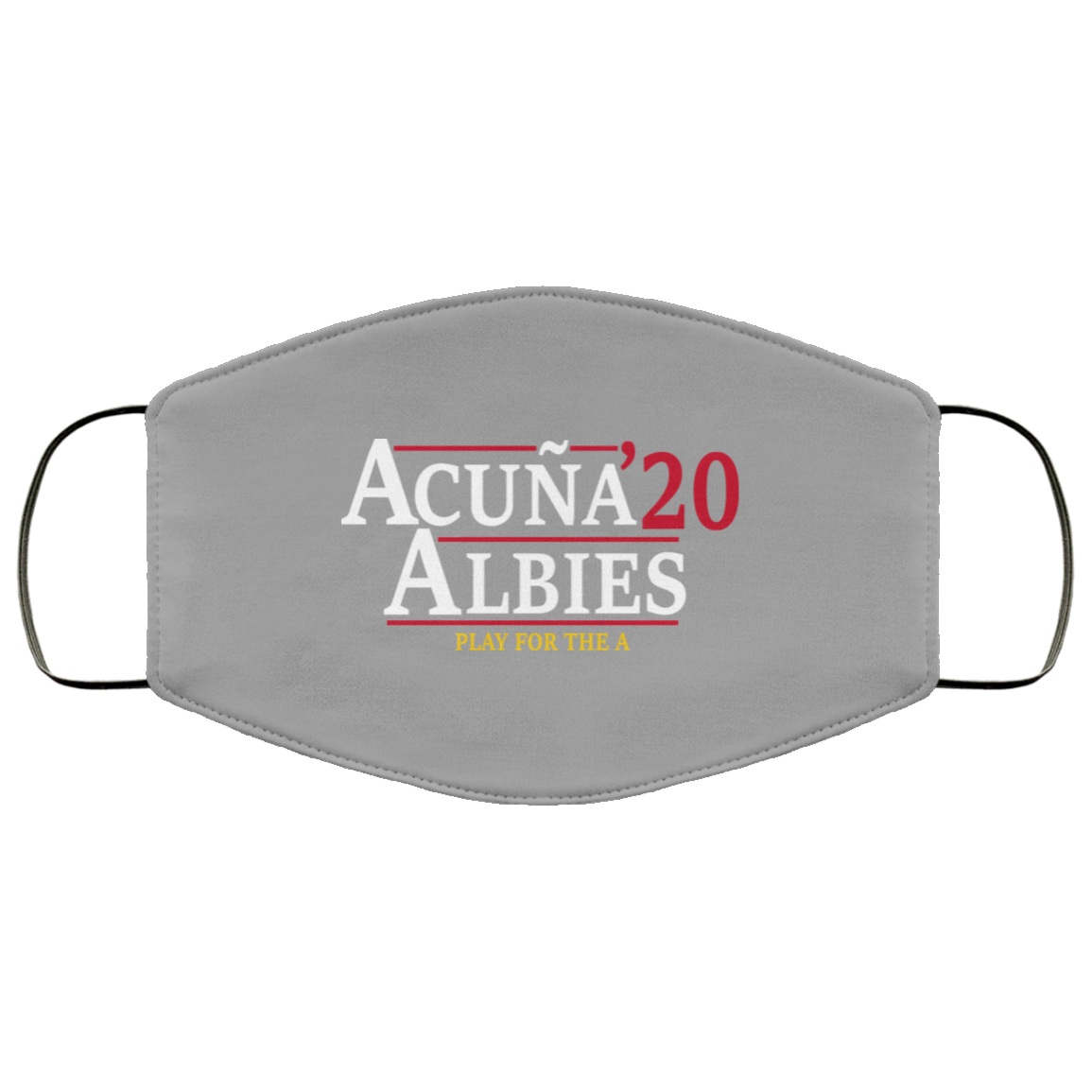 Acuna Albies 2020 Play For The A Face Mask