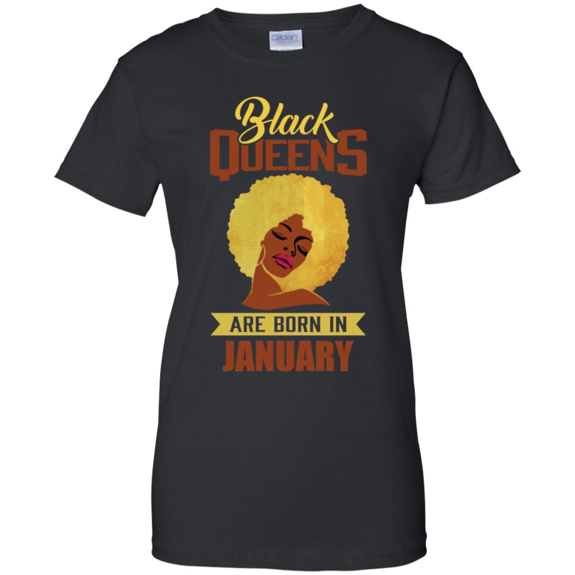Black Queens Are Born In January T-Shirts, Hoodie, Tank