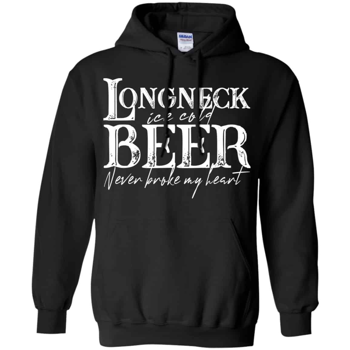 Longneck Ice Cold Beer Never Broke My Heart Shirt, Hoodie, Tank