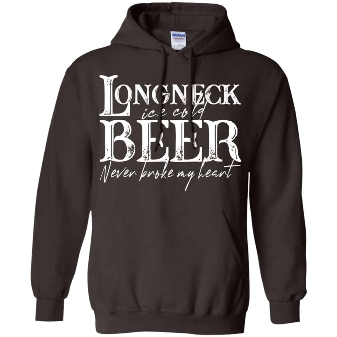 Longneck Ice Cold Beer Never Broke My Heart Shirt, Hoodie, Tank
