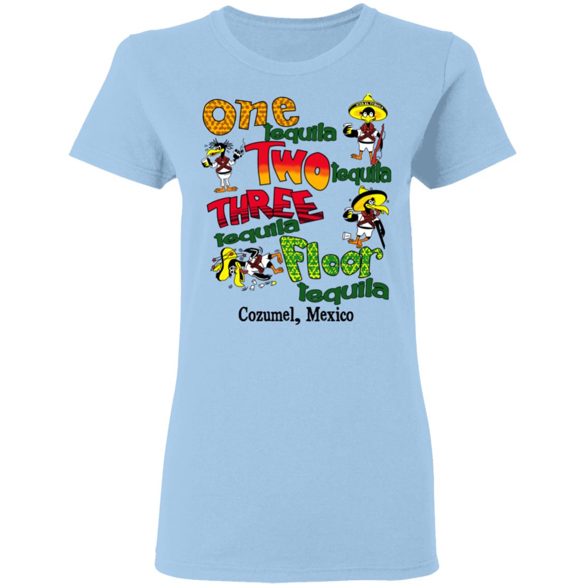 One Tequila Two Tequila Three Tequila Floor Mexico Shirt, Hoodie, Tank