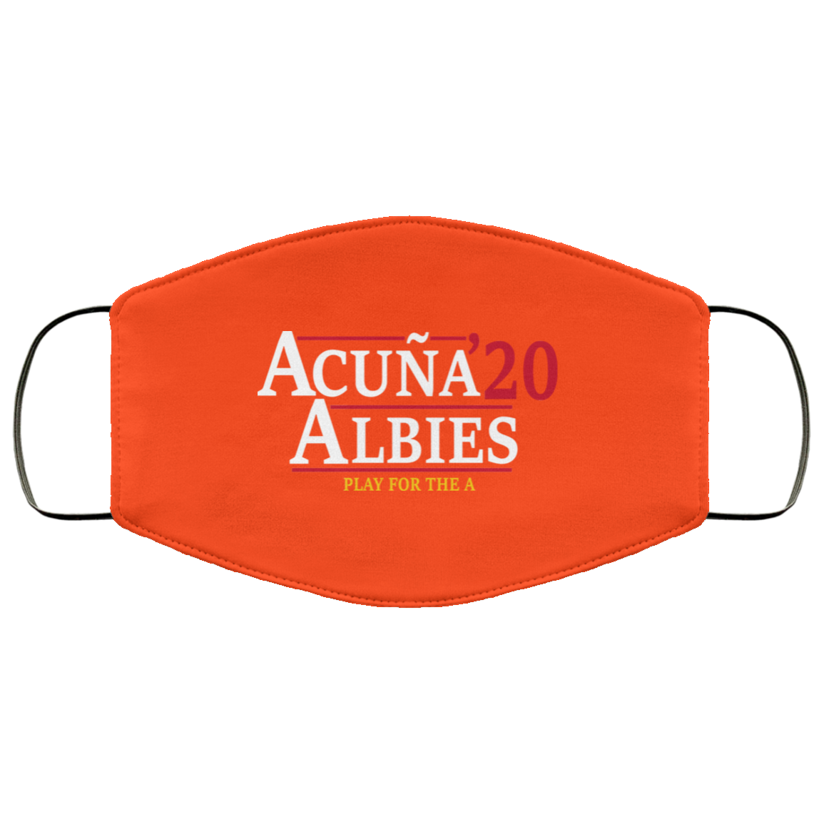 Acuna Albies 2020 Play For The A Face Mask