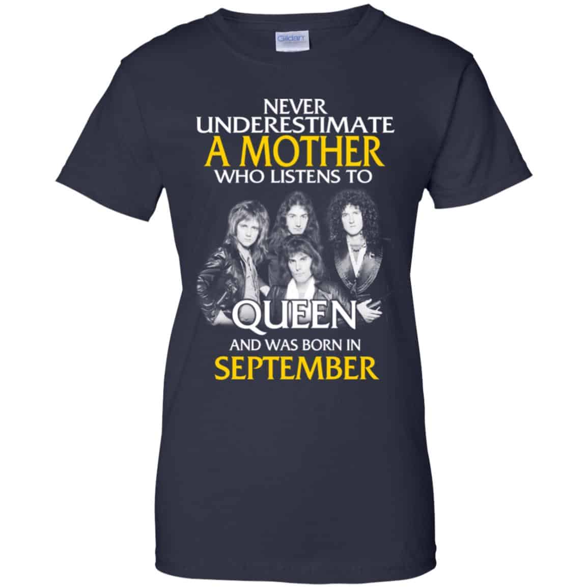 A Mother Who Listens To Queen And Was Born In September T-Shirts, Hoodie, Tank