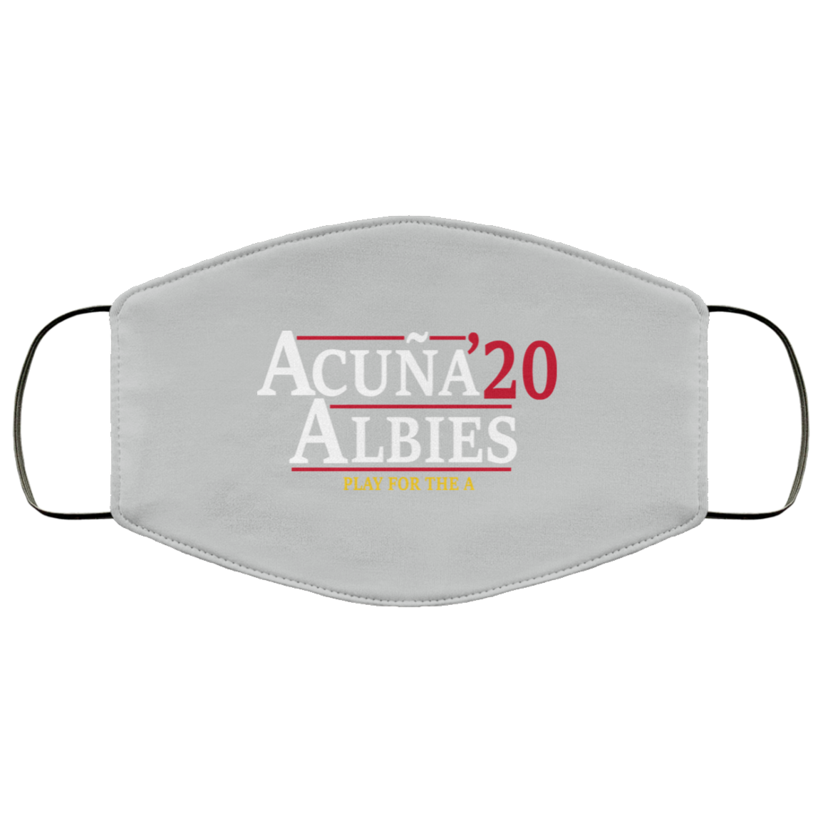 Acuna Albies 2020 Play For The A Face Mask