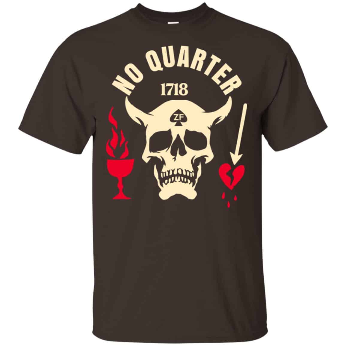 Black Beard No Quarter 1718 T-Shirts, Hoodie, Tank