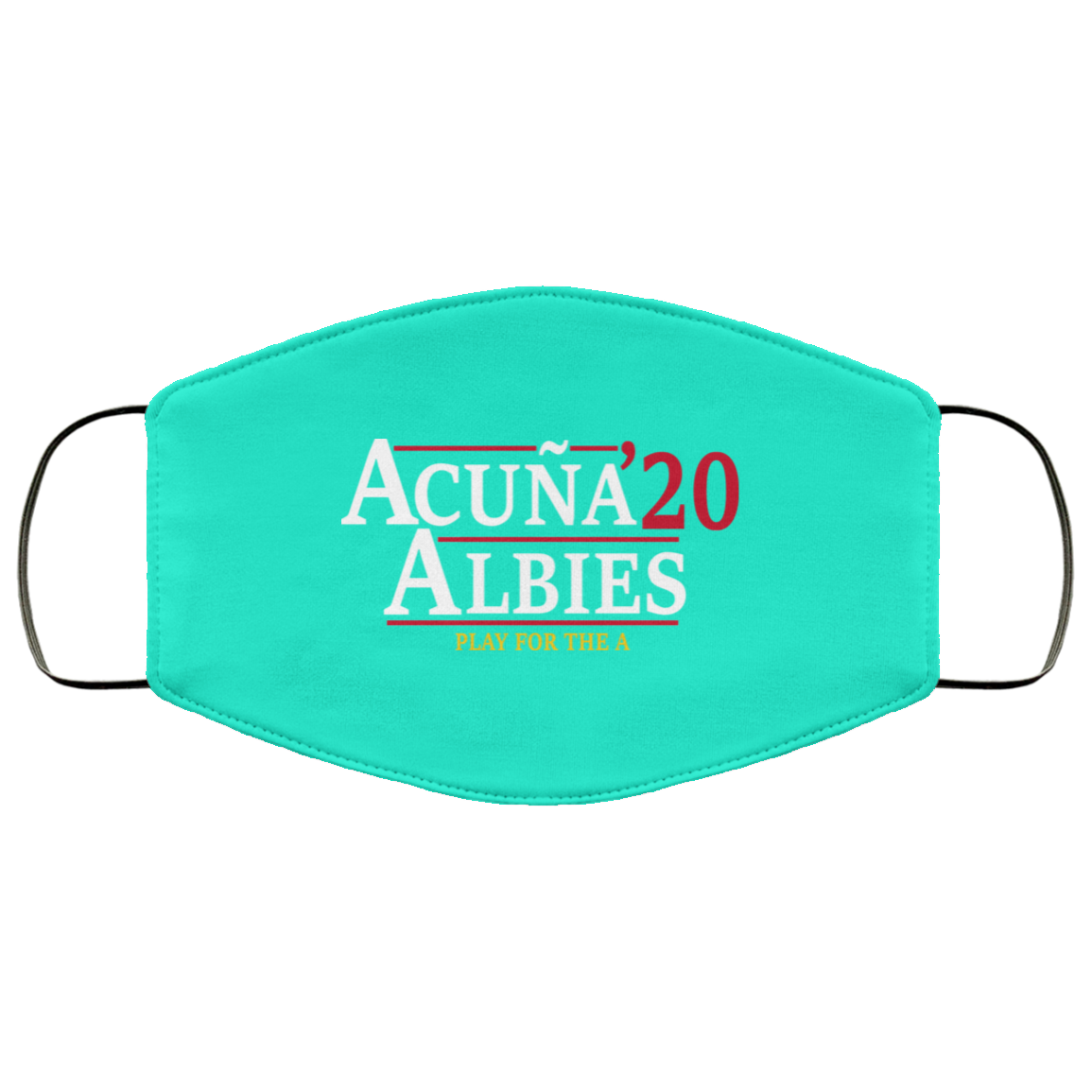 Acuna Albies 2020 Play For The A Face Mask