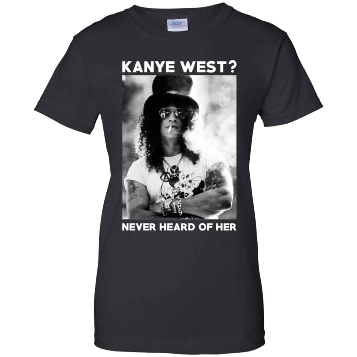 Guns N’ Roses: Kanye West? Never Heard Of Her – Guns N’ Roses T-Shirts, Hoodie, Tank