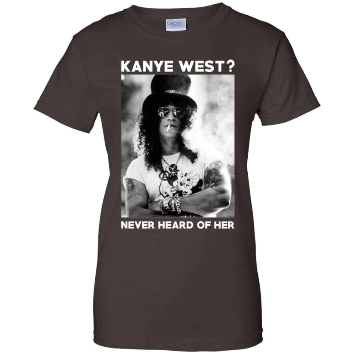 Guns N’ Roses: Kanye West? Never Heard Of Her – Guns N’ Roses T-Shirts, Hoodie, Tank