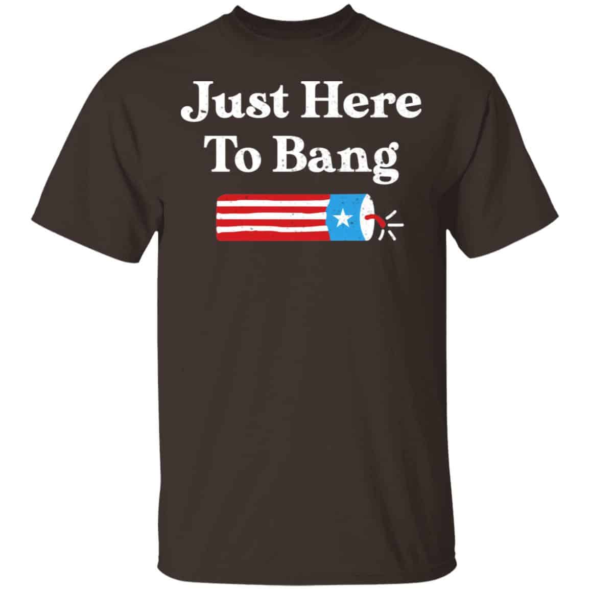 Just Here to Bang 4th of July Shirt, Hoodie, Tank