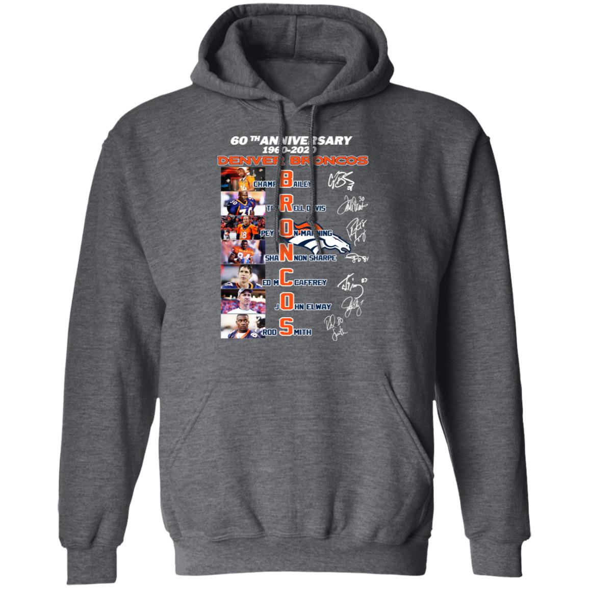 60th Anniversary Denver Broncos 1960 2020 Shirt, Hoodie, Tank