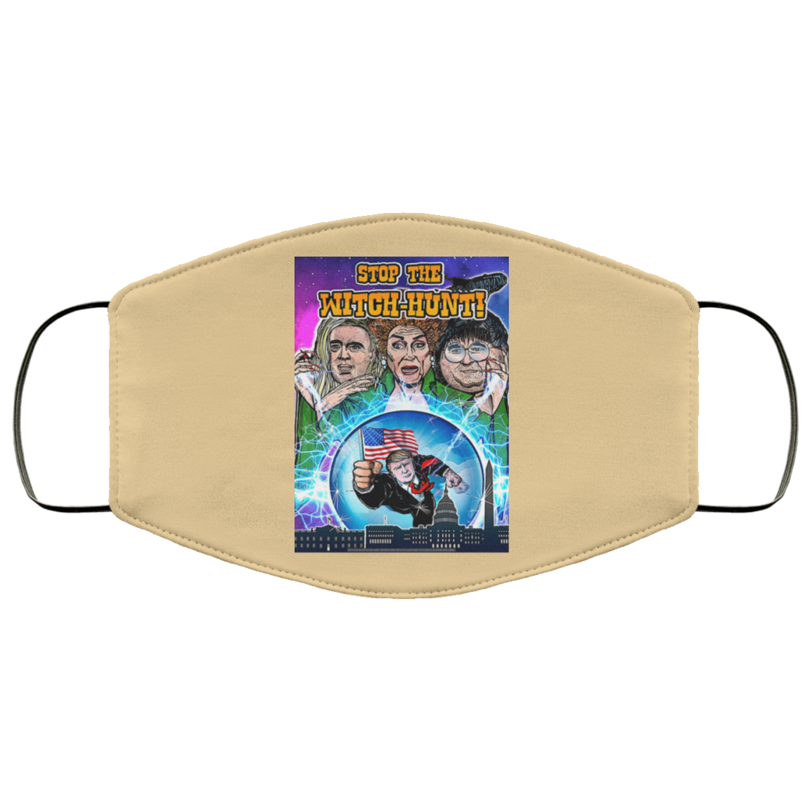 Donald Trump Stop The Witch-Hunt Face Mask