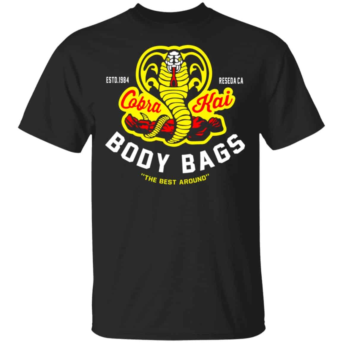 Cobra Kai Body Bags Karate Kid Parody Fan Art Shirt, Hoodie, Tank