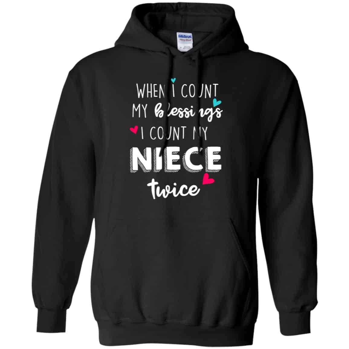 When I Count My Blessings I Count My Niece Twice T-Shirts, Hoodie, Tank