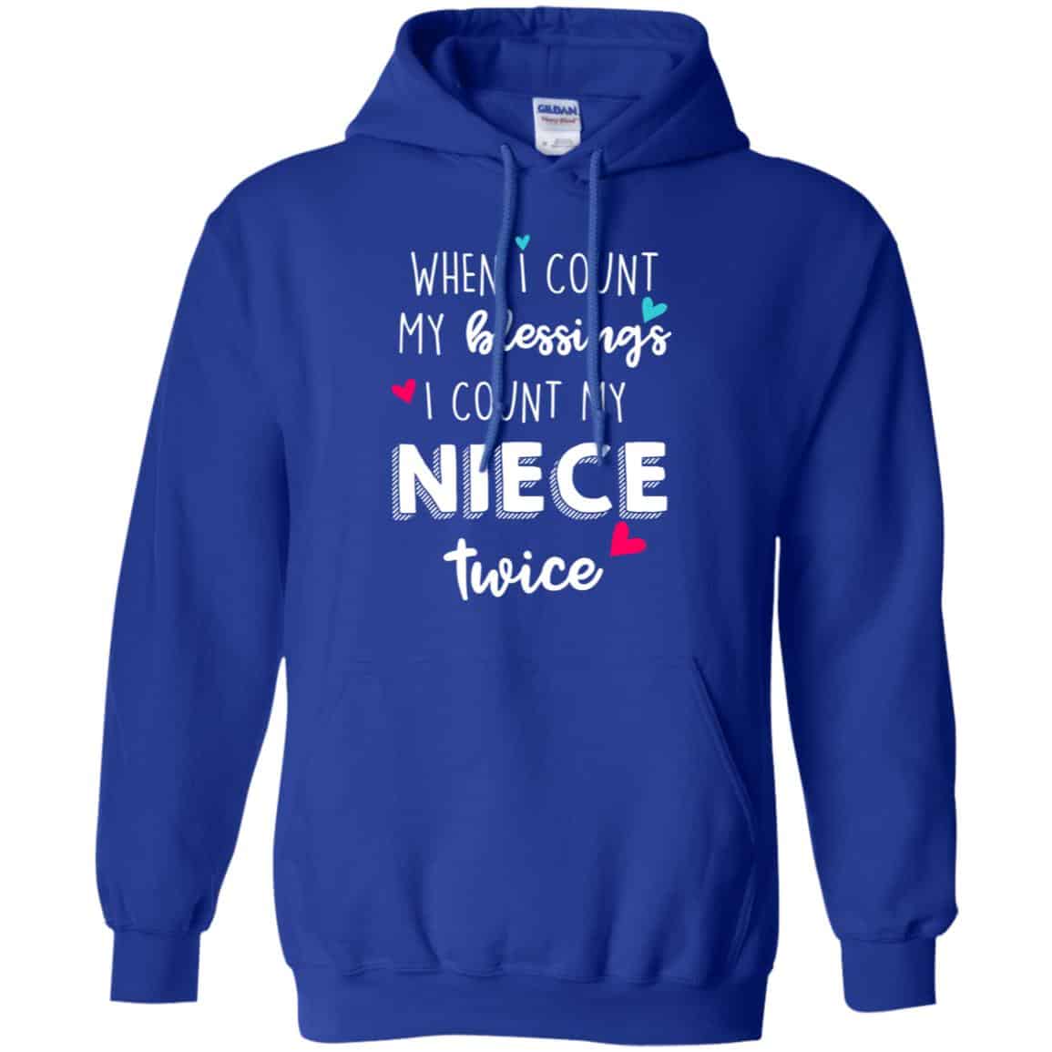When I Count My Blessings I Count My Niece Twice T-Shirts, Hoodie, Tank