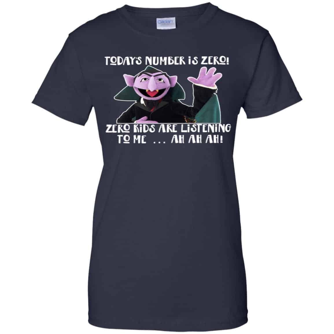 Count von Count – Today’s Number is Zero Zero Kids Are Listening To Me T-Shirts, Hoodie, Tank