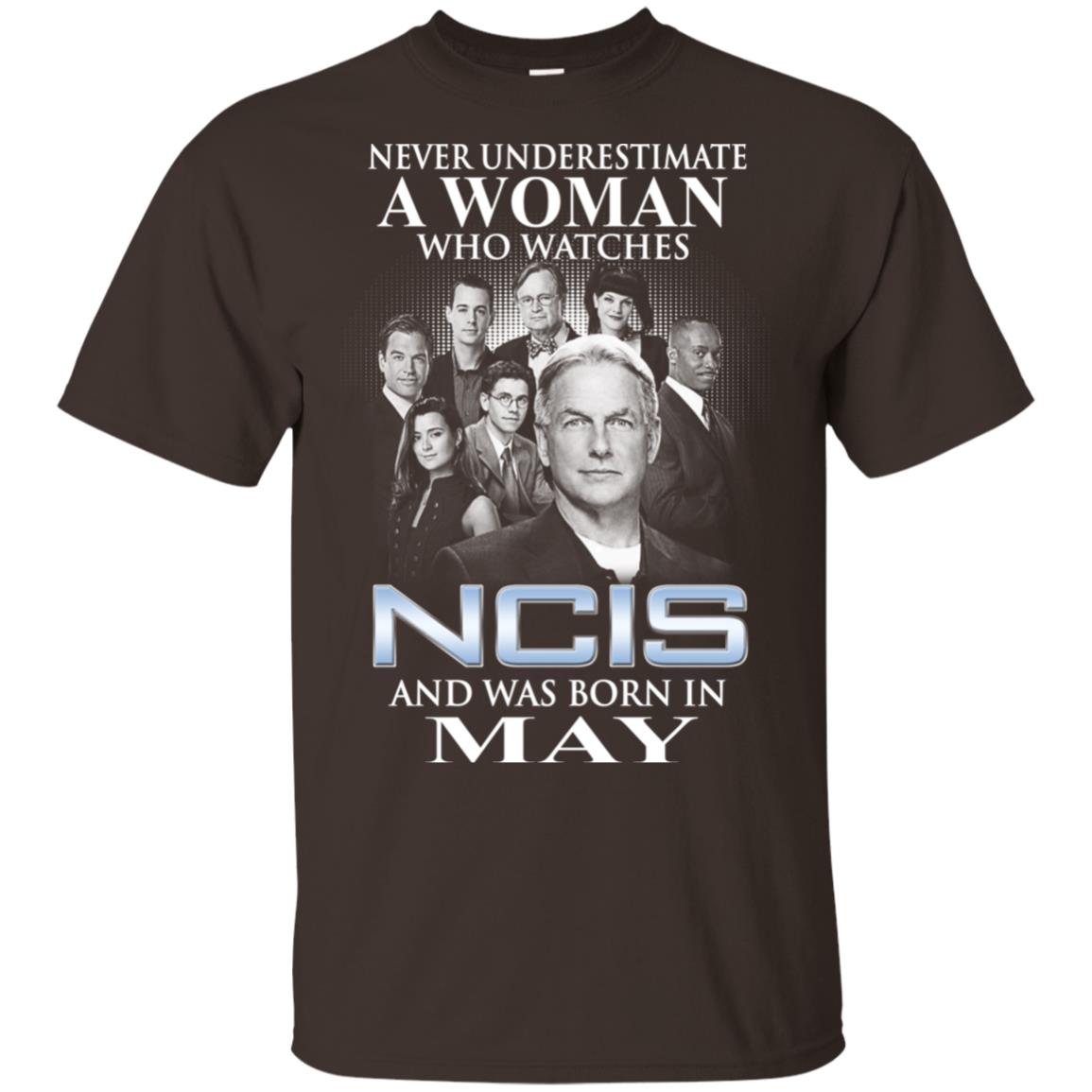 A Woman Who Watches NCIS And Was Born In May T-Shirts, Hoodie, Tank