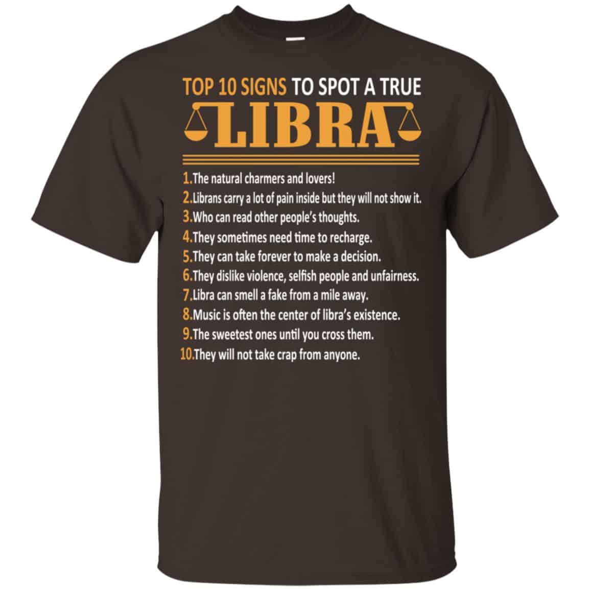 Top 10 Signs To Spot A True Libra Shirt, Hoodie, Tank