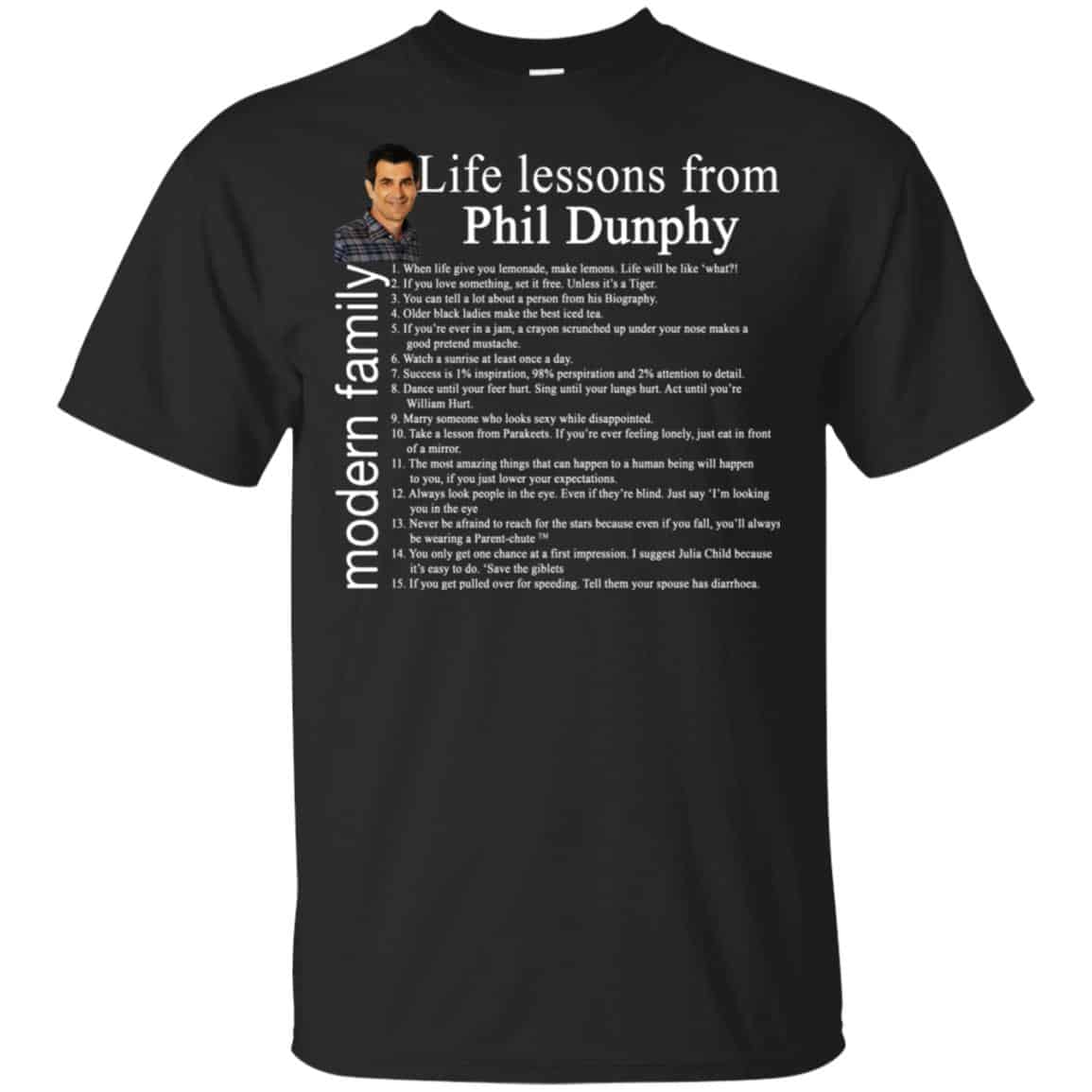 Modern Family: Life Lessons From Phil Dunphy Shirt, Hoodie, Tank