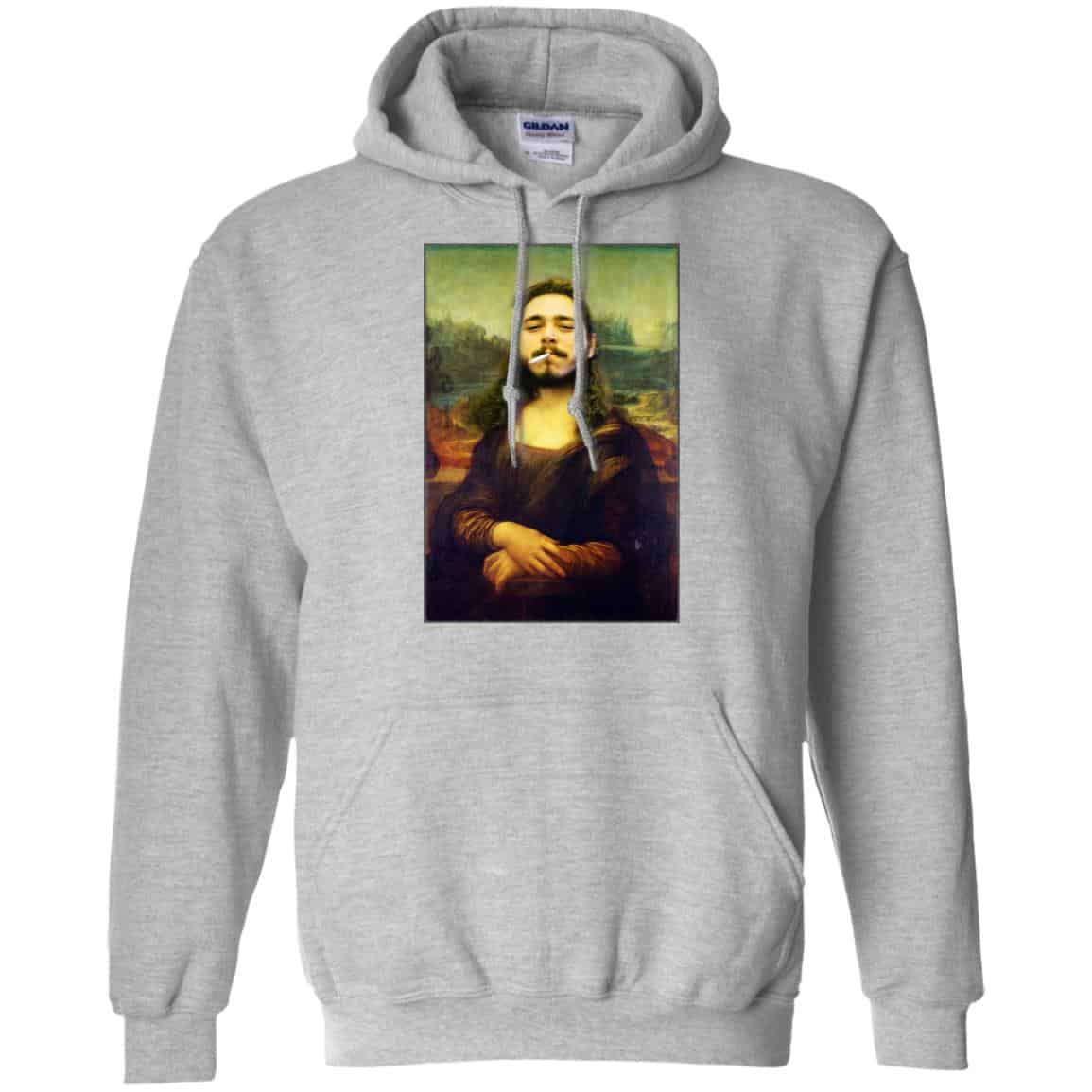 Post Malone Mona Lisa Smoking T-Shirts, Hoodie, Tank