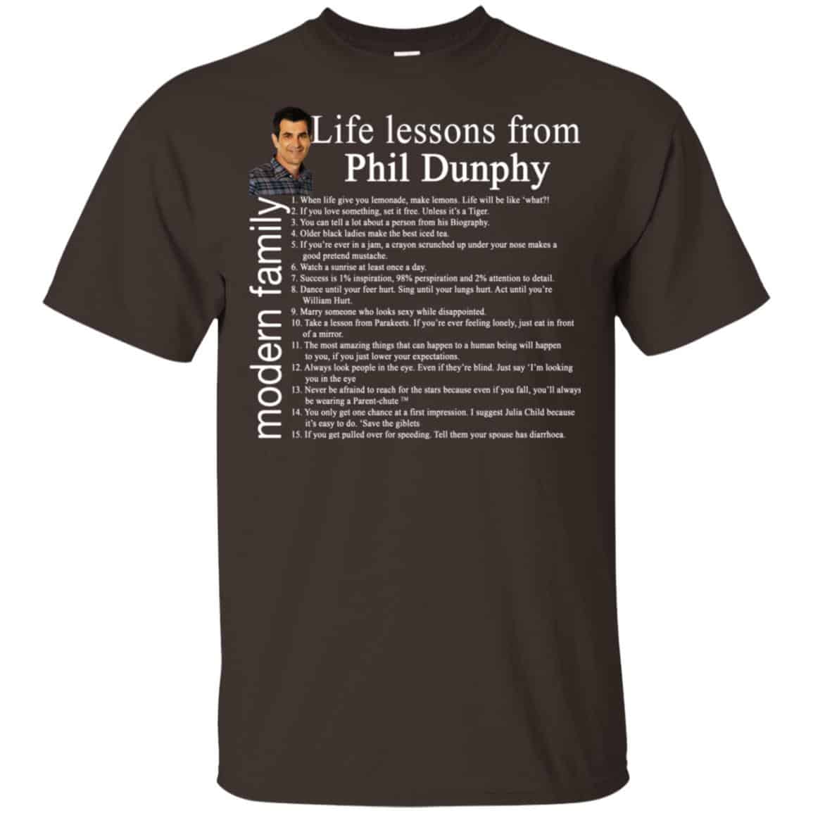 Modern Family: Life Lessons From Phil Dunphy Shirt, Hoodie, Tank
