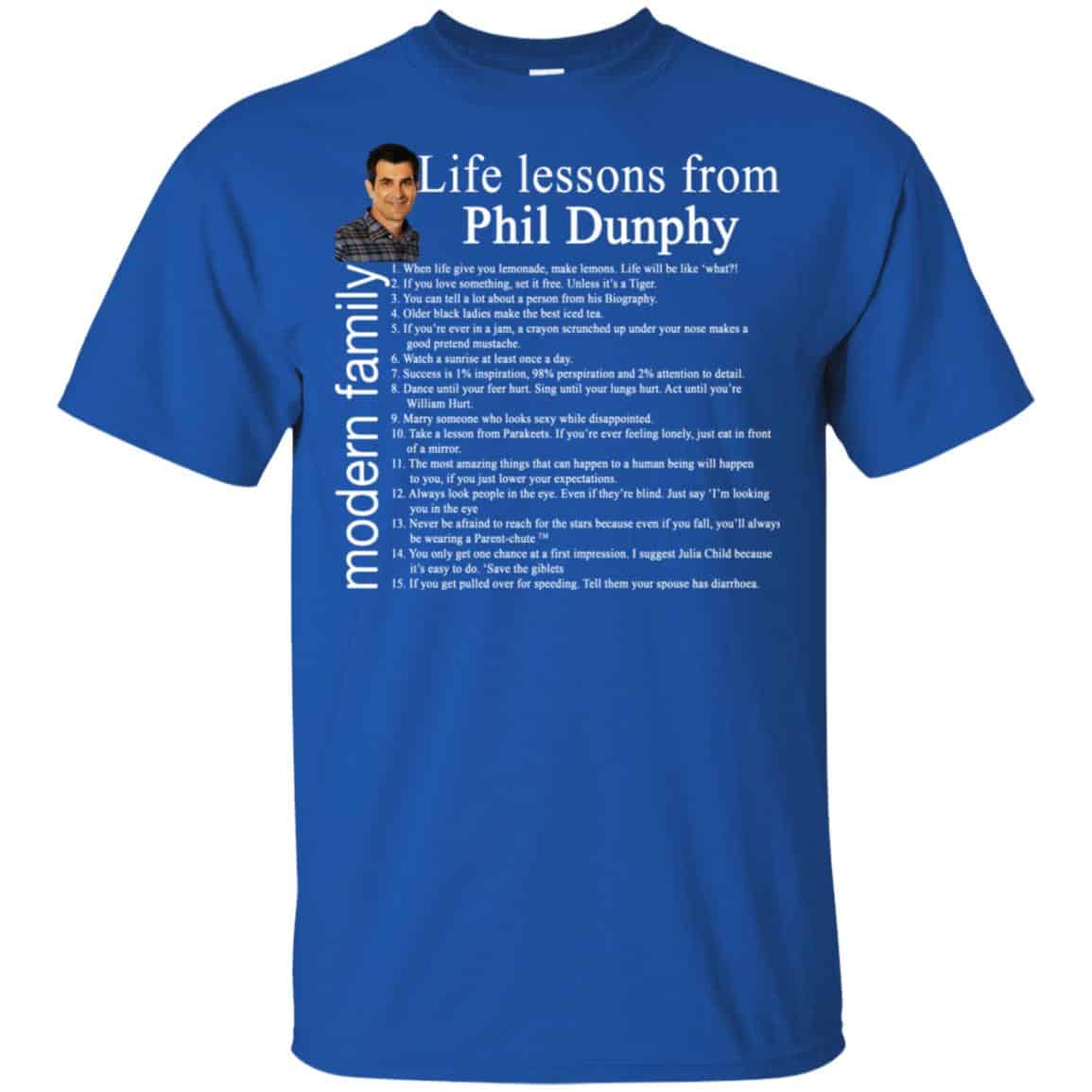 Modern Family: Life Lessons From Phil Dunphy Shirt, Hoodie, Tank