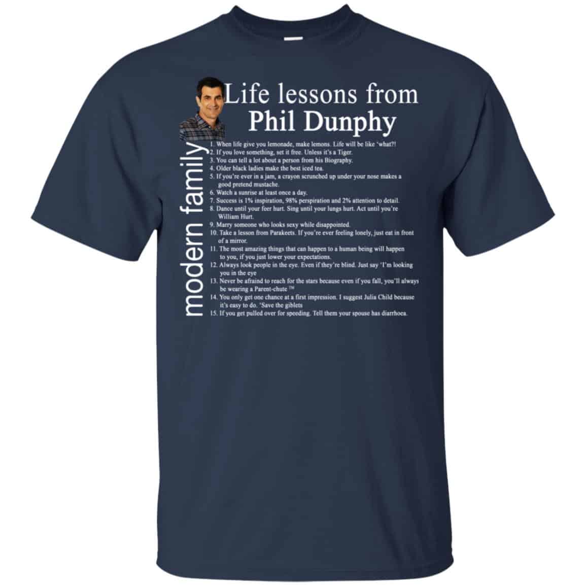 Modern Family: Life Lessons From Phil Dunphy Shirt, Hoodie, Tank