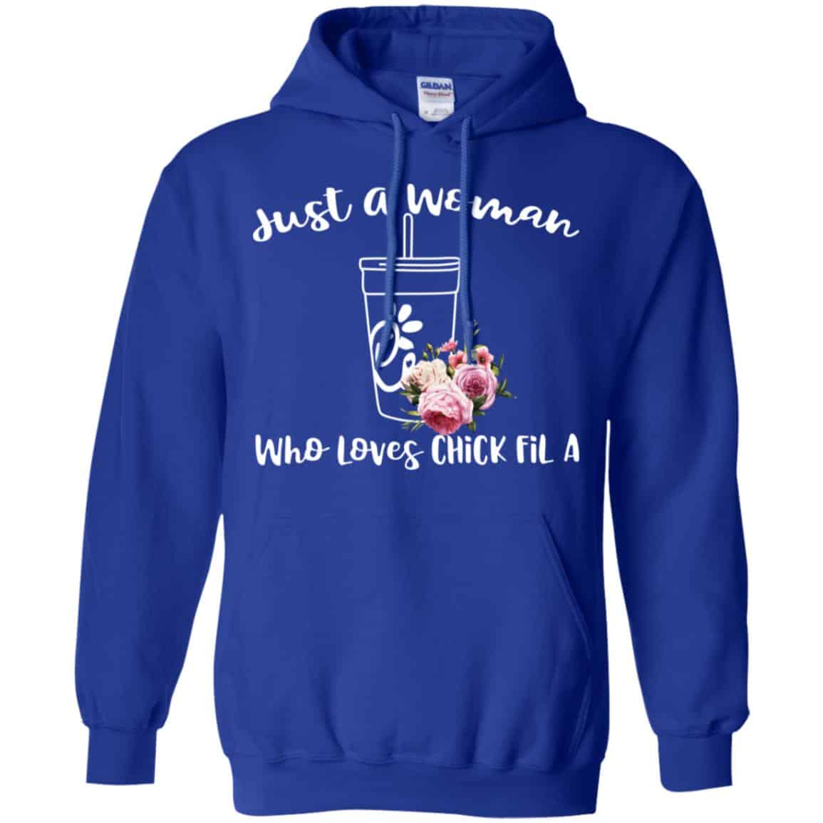 Just A Woman Who Loves Chick Fil A T-Shirts, Hoodie, Tank