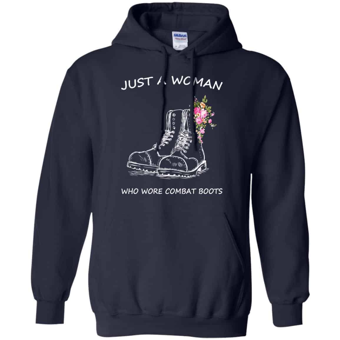 Just A Woman Who Wore Combat Boots T-Shirts, Hoodie, Tank