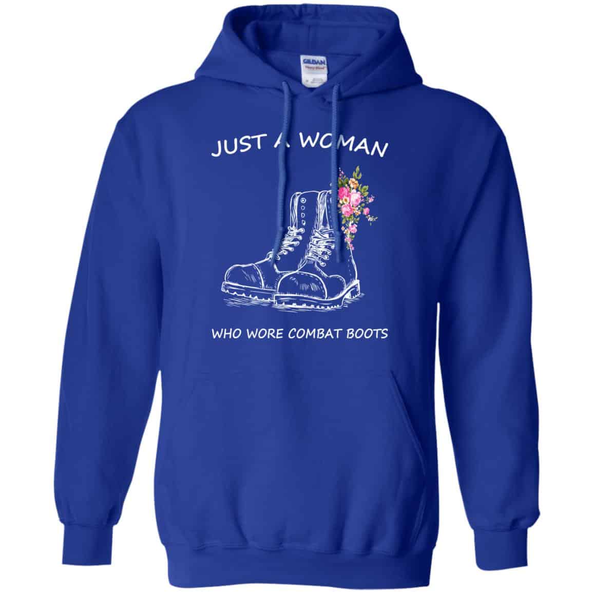 Just A Woman Who Wore Combat Boots T-Shirts, Hoodie, Tank