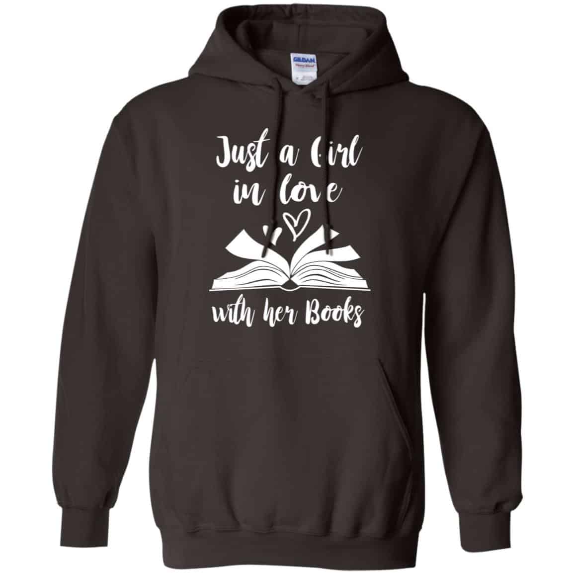 Just A Girl In Love With Her Books T-Shirts, Hoodie, Tank