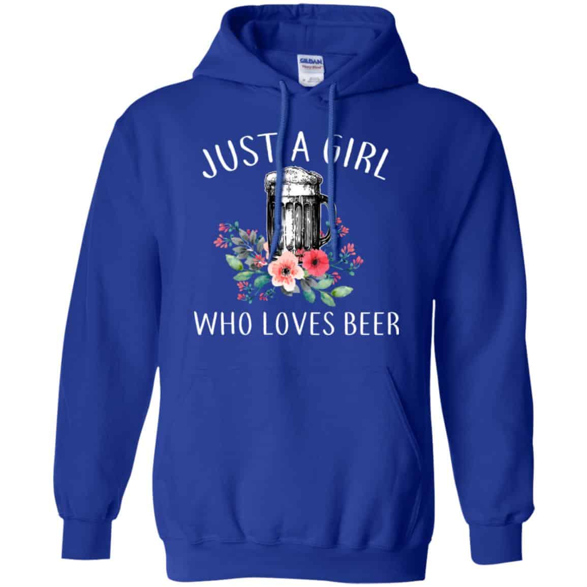 Beer Lovers: Just A Girl Who Loves Beer T-Shirts, Hoodie, Tank