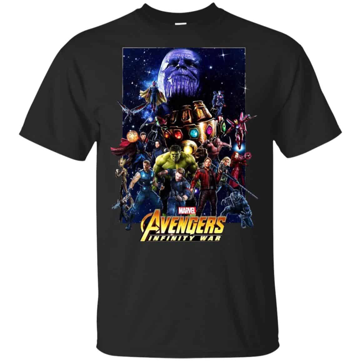 The Avengers: Infinity Wars Team T-Shirts, Hoodie, Tank