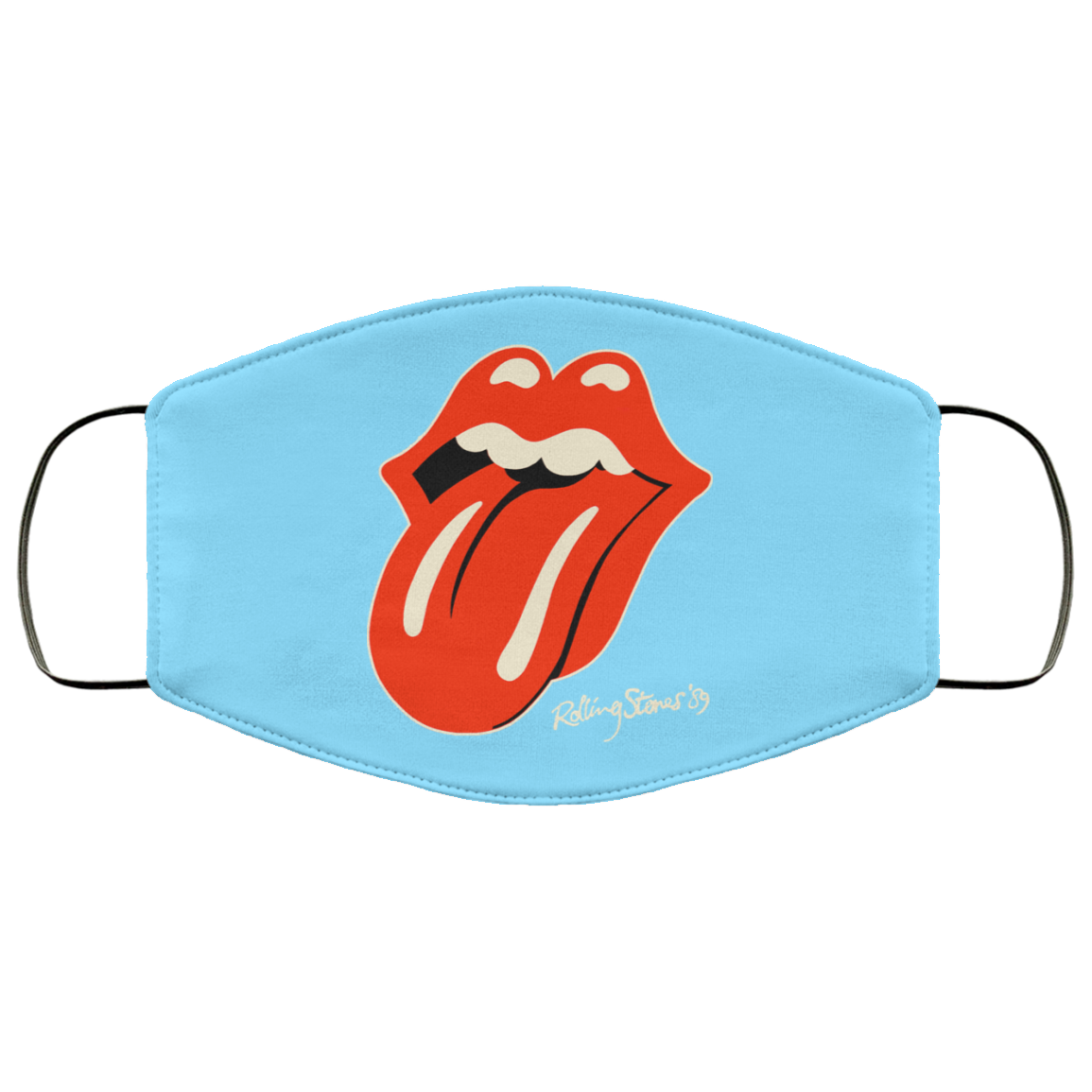 The Rolling Stones 1989 Tour Face Mask