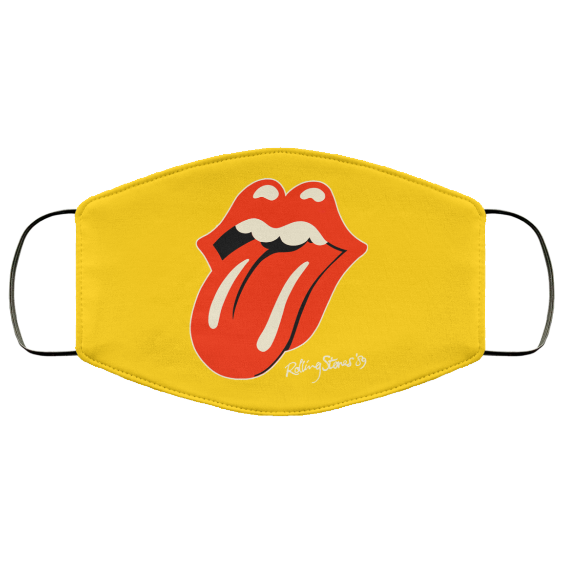 The Rolling Stones 1989 Tour Face Mask